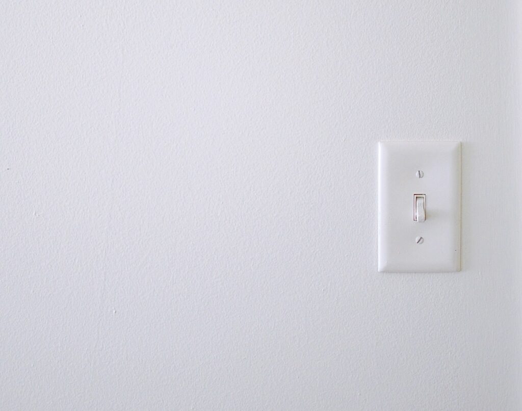 turning off lights